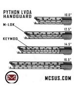 Python LVOA M-Lok Handguard 10''