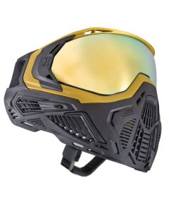 Paintball Maske HK Army SLR Midas gold / schwarz
