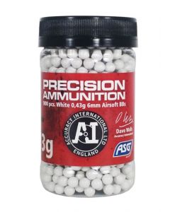 ASG Precision 6mm BB, Heavy 0,43g, 1000er