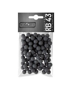 T4E RB 43 Rubberballs cal. 43, 100 Stück, schwarz
