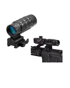 UTG 3X Magnifier mit Flip-to-side Quick Detach Picatinny Mount