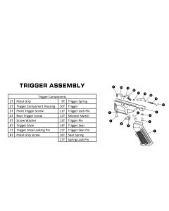 468-01T  Pistol Grip - Standard Griff der 468