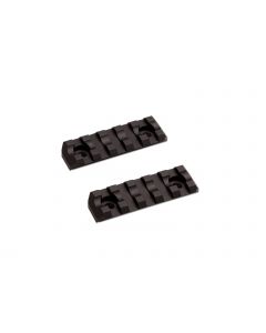 ASG M-Lok Rail/ Schiene short - 5 Slots, 2er Pack, black