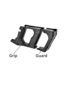 L.A.S. Kriss Vector Strike Knuckle Guard & Advanced Grip, black