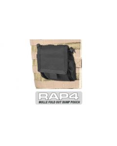 Rap4 ausklappbare MOLLE Tasche schwarz