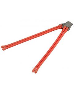 NXG PSS-30 Schleuder Ersatzgummi, rot, 2er