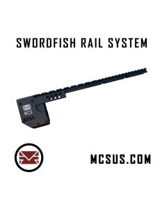 VorführModell MCS Swordfish Rail System Typ B, Laufdurchmesser 1 Zoll, für RAP4 468, T15, MG100