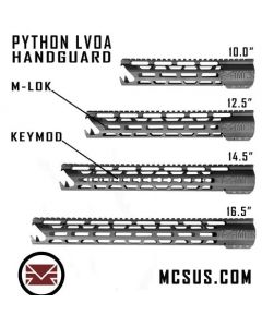 Python LVOA M-Lok Handguard 10''