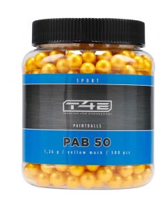 T4E Sport PAB 50, Paintballs cal. 50, gelb, 500 Stück