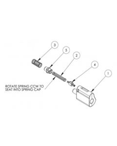 Tippmann M4 Front Bolt (ohne Innenteile)