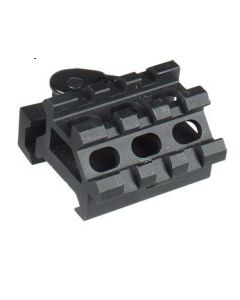 UTG Double Rail Slot Angle Mount w/QD Lever 